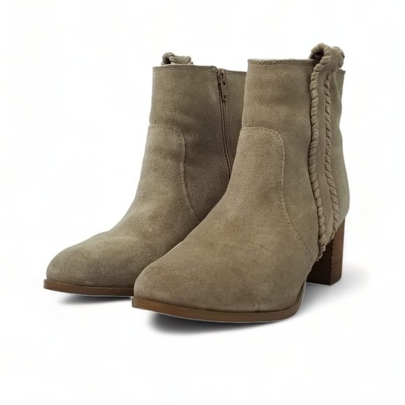 Coconuts By Matisse Trina Suede Ankle Booties Womens Size 8.5 - Picture 7 of 10